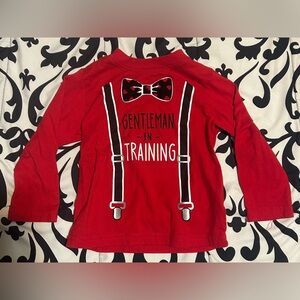 💰2/$10 Way to Celebrate Valentine’s Day “Gentleman in training”-size 3t